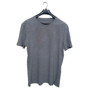 Celio Grey Plain Half Sleeves T Shirt| Cotton Jersey | Medium