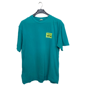 Creeks Sea Green With Back Printed Half Sleeves T Shirt | Cotton Jersey | Extra Large