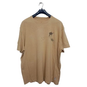 Lunda.Pk Biscuit colour Printed Half Sleeves T Shirt | Cotton Jersey | Extra Large