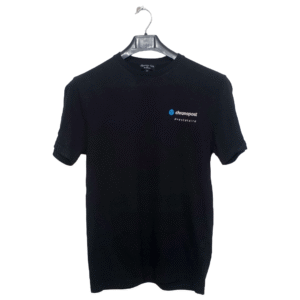 Armour Lux Plain Black Half Sleeves T Shirt | Cotton Jersey | Medium