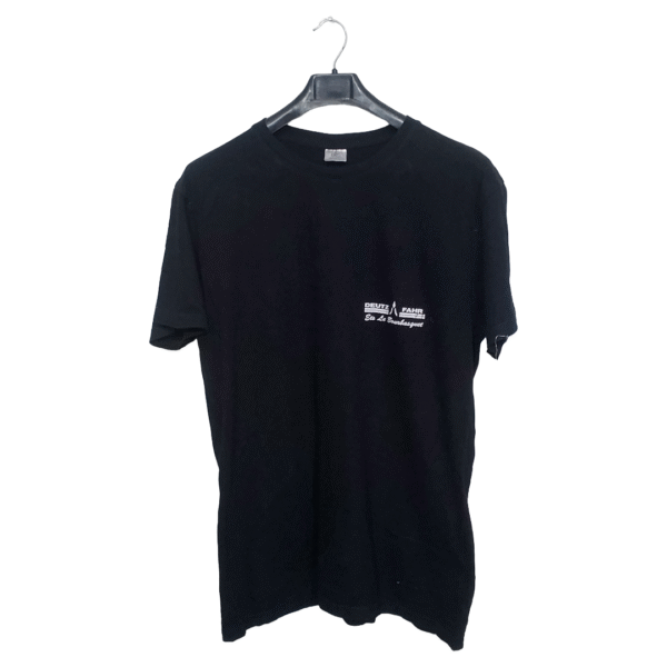 B&C Plain Black Half Sleeves T Shirt | Cotton Jersey | Extra Large