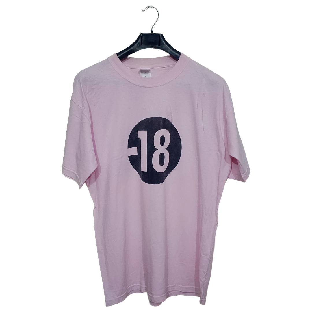 PG 18 Pink Printed Half Sleeves T Shirt | Cotton Jersey | Extra Large