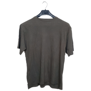 Basic One Dark Olive Green Plain Half Sleeves T Shirt | Cotton Jersey | Large