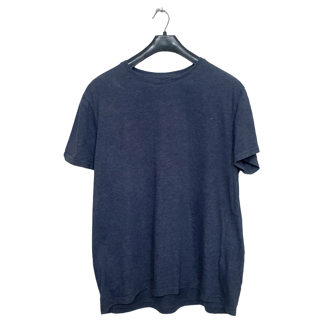 LH Charcoal Grey Plain Half Sleeves T Shirt | Cotton Jersey | Extra Large