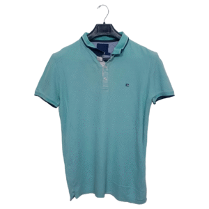 Brice Sky Blue Plain Half Sleeves T Shirt | Cotton Jersey | Large