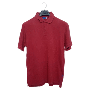 Decathlon Red Plain Polo Half Sleeves T Shirt | P.K | Large