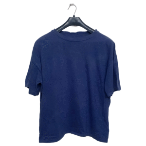 Lunda.Pk Plain Dark Blue Half Sleeves T Shirt | Cotton Jersey | Large