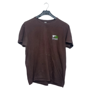Imperial Brown Plain Faded Half Sleeves T Shirt | Cotton Jersey | Large