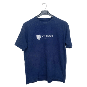 Viligino Blue Faded Plain Half Sleeves T Shirt | Cotton Jersey | Large