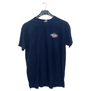 Chrono Dark Blue Plain Half Sleeves T Shirt | Cotton Jersey | Extra Large