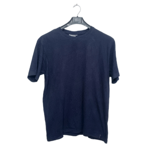 Domyos Dark Blue Faded Plain Half Sleeves T Shirt | Cotton Jersey | Large