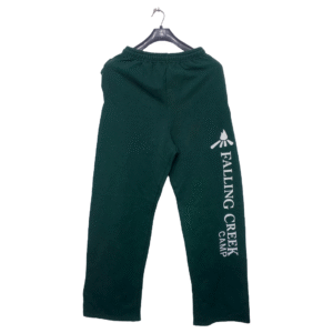 Jerzees Flag Green Printed 2 Pockets Bell Bottom Trouser | Sweet Cotton Jersey