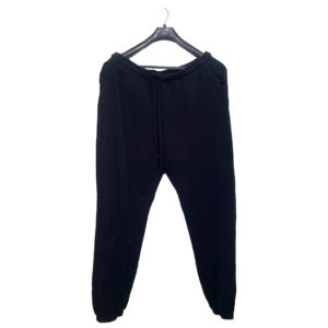 Launch Life Black 2 Pockets Elastic Bottom Trouser | Cotton Jersey