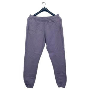 Lunda.Pk Plain Purple 3 Pockets Elastic Bottom Trouser | Cotton Jersey