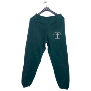 Soffe Flag Green No Pockets Rib Bottom Trouser | Sweet Cotton