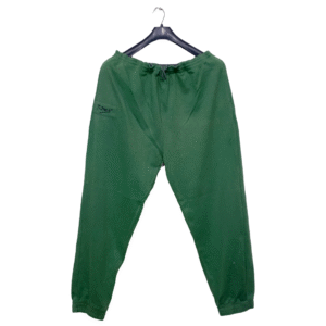 Tides Parrot Green 3 Pockets Elastic Bottom Trouser | Cotton Jersey