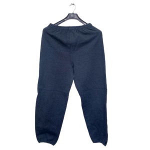 Gildan Bluesh Grey Plain No Pockets Elastic Bottom Trouser | Fleece Fabric
