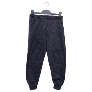 Coney Dark Ash Grey 3 Pockets Rib Bottom Trouser | Fleece Fabric