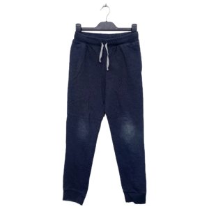 Place Bluesh Grey Plain 2 Pockets Rib Bottom Trouser | Cotton Jersey