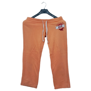 Hollister Orange 2 Pocket Straight Bottom Trouser | Fleece Fabric