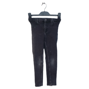 Zara Kid Straight Fit Dark Greyish Jeans | Denim Fabric
