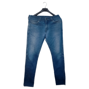 Levi & Stress Straight Fit Blue Jeans | Denim Fabric