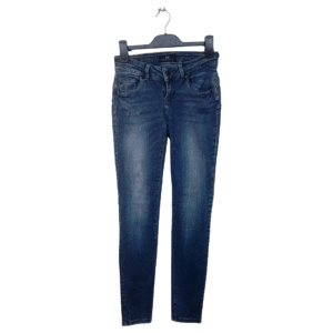 Rachele Dark Blue Slim Fit Jeans | Denim Fabric