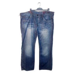 Lunda.Pk Baggy Style Wash Blue Jeans | Denim Fabric