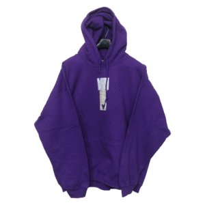 Gildan Pure Purple Printed Kangaroo Pocket Hoodie | Sweet Jersey