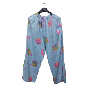 Briefly Florisant Printed 2 Pockets Straight Bottom Trouser | Stretchable Jersey