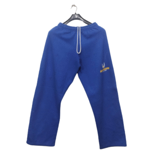 Brooklyn Sharp Blue No Pockets Straight Bottom Trouser | Sweat Jersey
