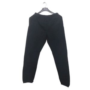 Fruit & Looms Black 2 Pockets Elastic Bottom Trouser | Sweat Jersey