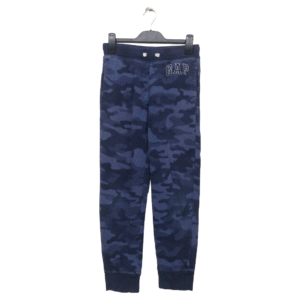 Gap Navy Printed 2 Pockets Rib Bottom Trouser | Sweat Jersey