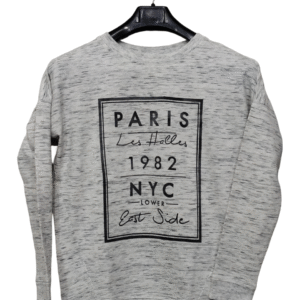 New Look Printed Full Sweatshirt | Sweet Jersey