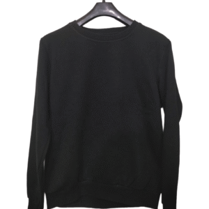 Lunda.Pk Plain Black Full Sleeves Sweatshirt | Sweet Jersey