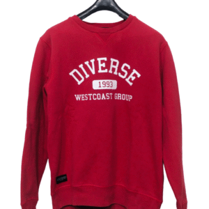 Diverse Red Printed Full Sleeves Sweatshirt | Sweet Jersey