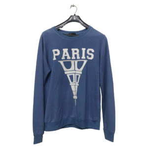 Kate Blue Paris Printed Full Sleeves Sweatshirt | Cotton Jersey