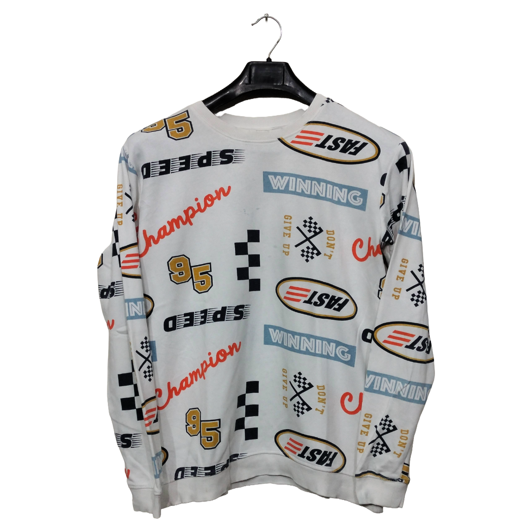 Cool Club F1 Printed Full Sleeves Sweatshirt | Cotton Jersey