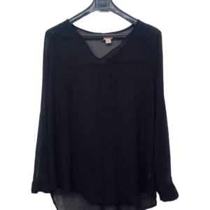 Mossimo Black Upper Top | Jorjat Fabric