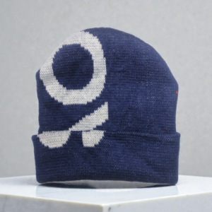 Lunda.Pk Blue & White Beanie | Woolen Fabric