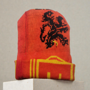 Lunda.Pk Orange Yellow & Black Beanie | Woolen Fabric