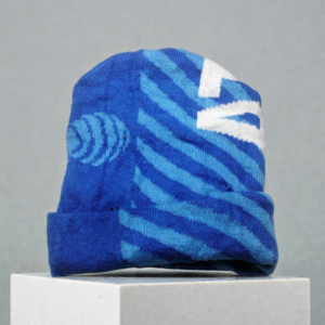 Lunda.Pk Dark & Light Blue With White | Woolen Fabric