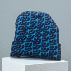 Lunda.Pk Blue & Black Beanie | Woolen Fabric
