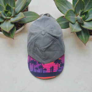 Neon Beach Grey Style Cap