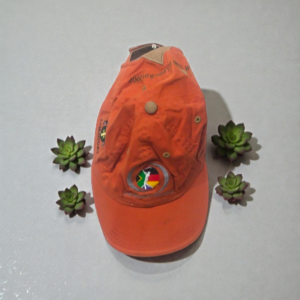 Orange Modern Printed Cap