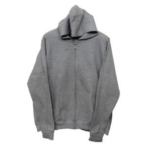 Gildan Light Grey Kangaroo Pocket Hoodie | Fleece Fabric