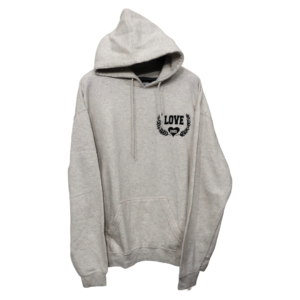 Pacific & Co Ash Grey Kangaroo Pocket Hoodie | Sweat Jersey