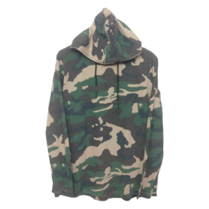 Ninth Hole Army Printed Hoodie | Cotton Jersey