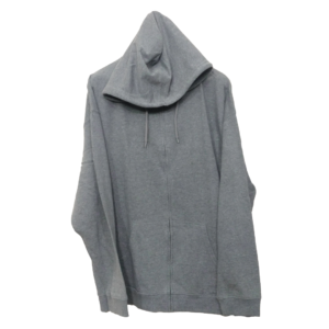 High Land Grey Kangaroo Pocket Zipper Hoodie | Sweat Jersey