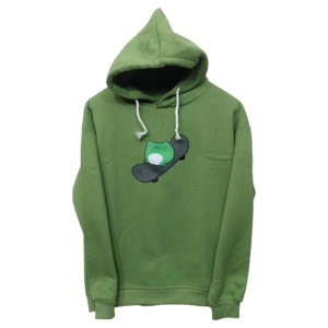 Lunda.pk Pista Green Printed Hoodie | Sweat Jersey